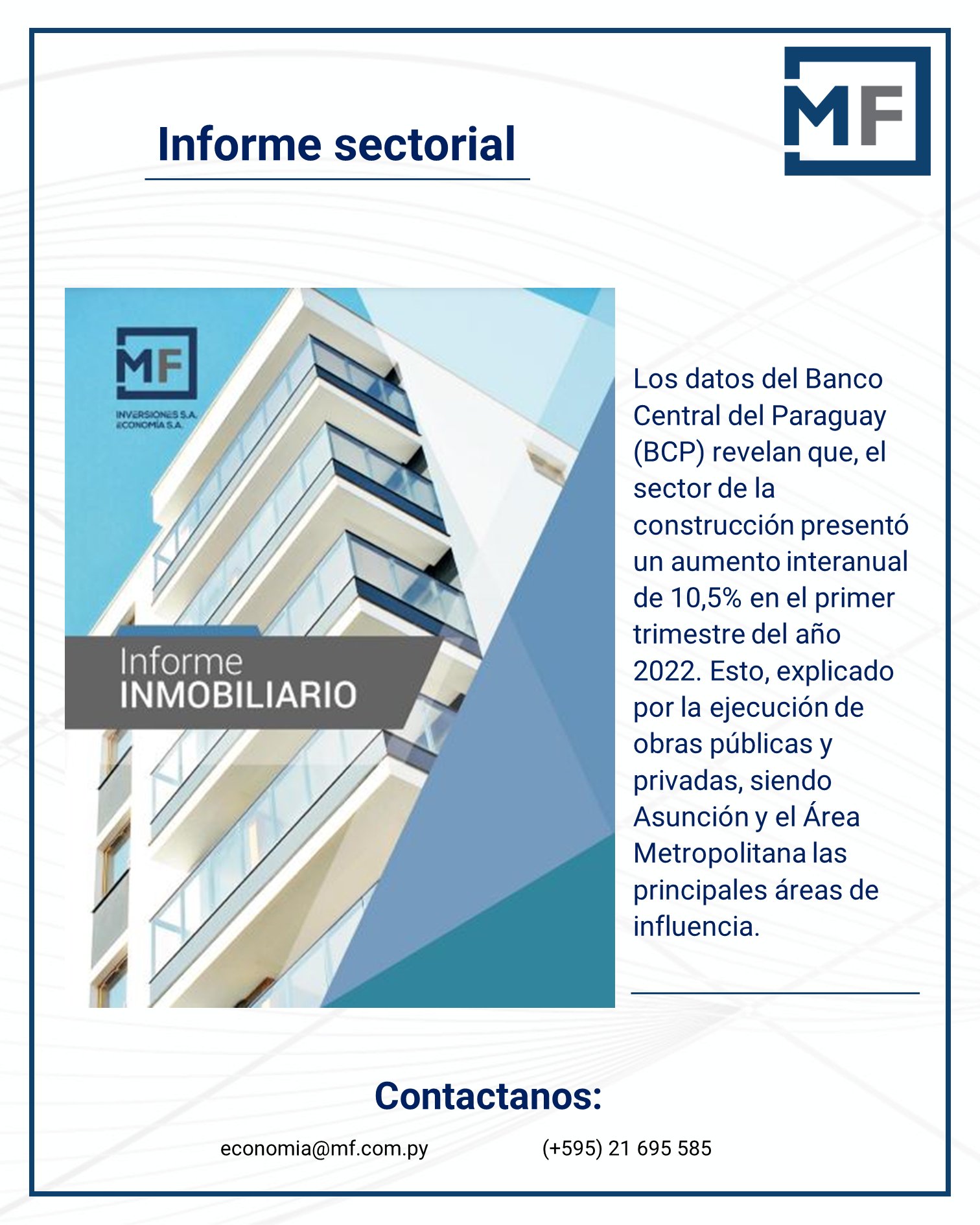 Comportamiento mundial y local del sector inmobiliario